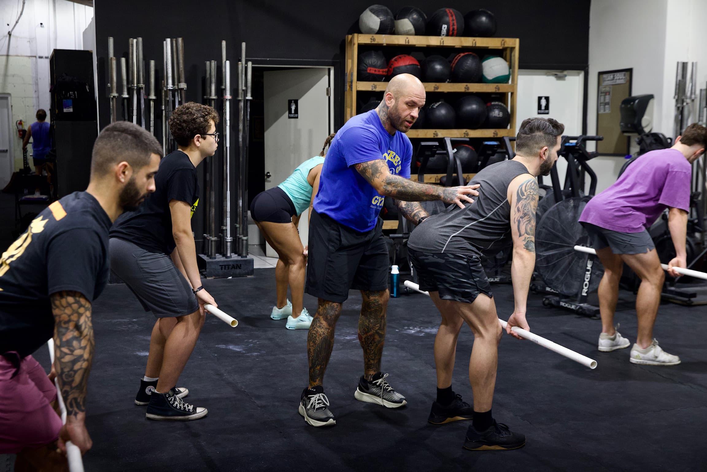 CrossFit coaches using fitness software