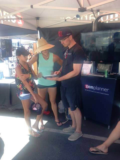 zen planner ipad sign up at events