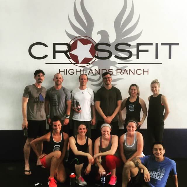 Team WOD at Highlands Ranch CrossFit