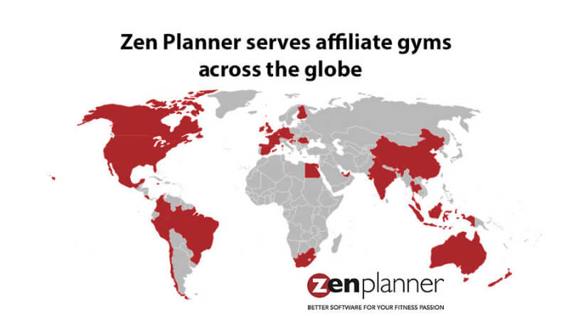 zen planner affiliate gyms around the world