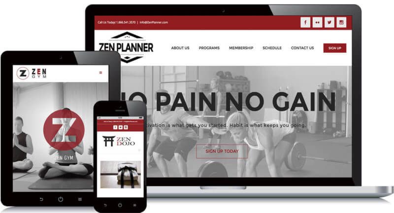 Fitness Business Websites