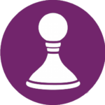 purple chess piece