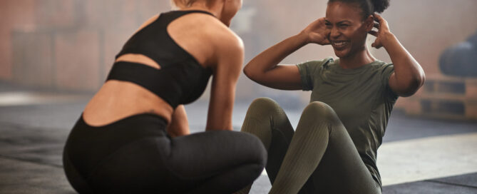 Gym owner welcoming new prospect during a consultation session