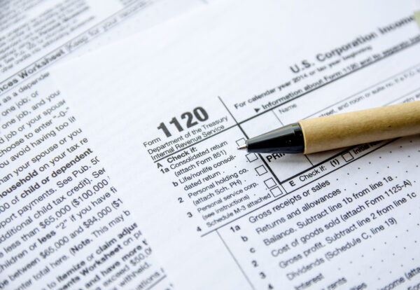 IRS tax Form 1120 for corporations