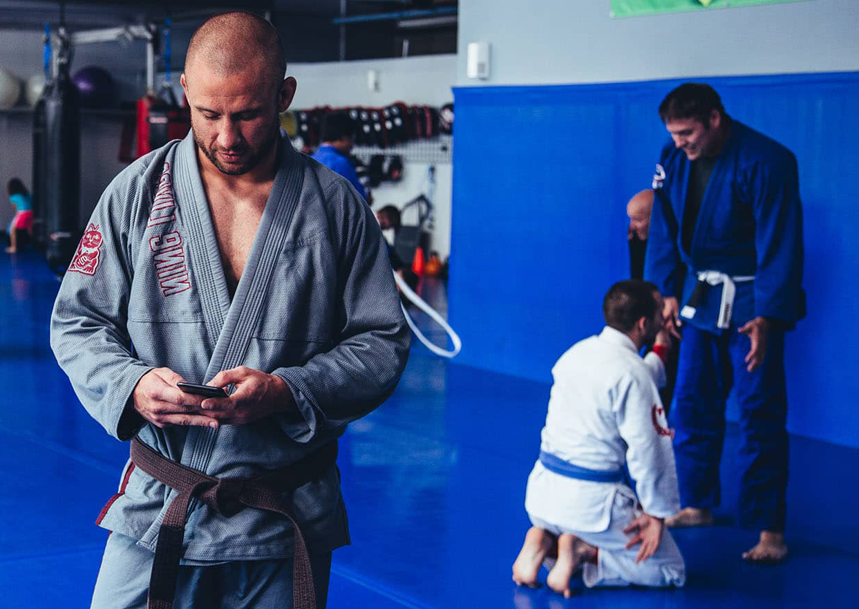 fuel-growth Gym owner reviewing lead growth and CRM marketing campaign results