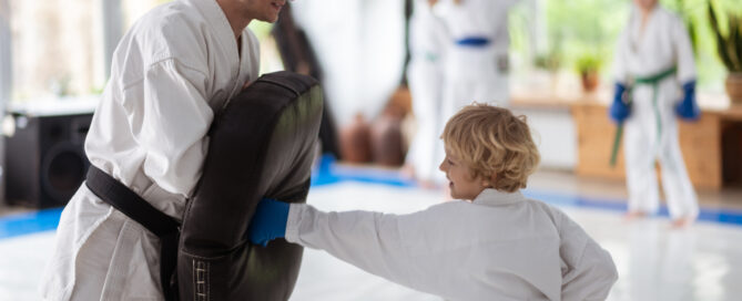 Comparison chart on screen showing Zen Planner vs. other martial arts software options
