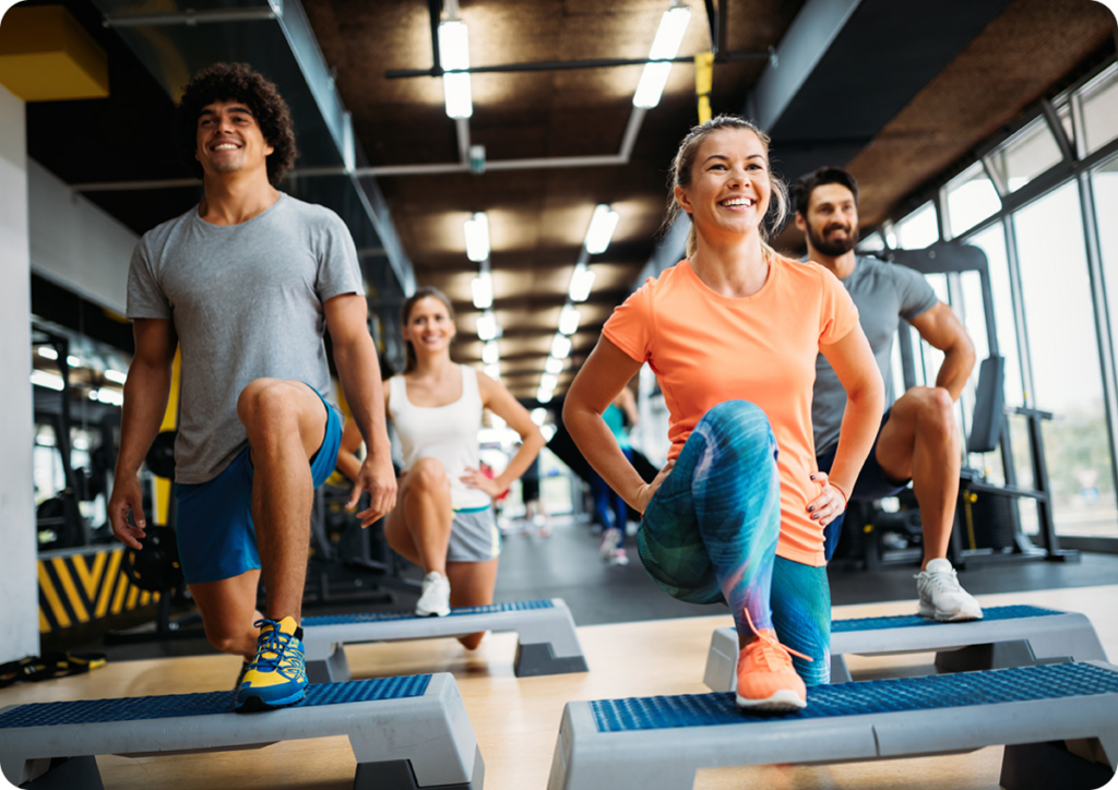 Close-up view of gym financial reports