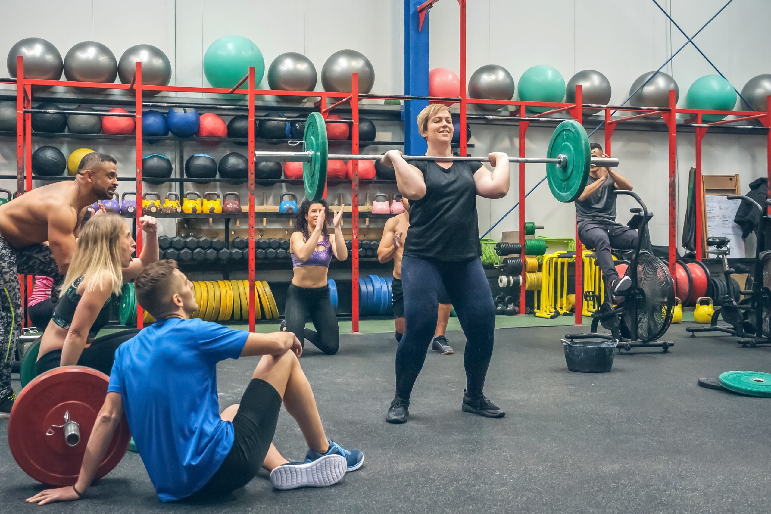 Gym member cancelling membership digitally at a boutique fitness studio