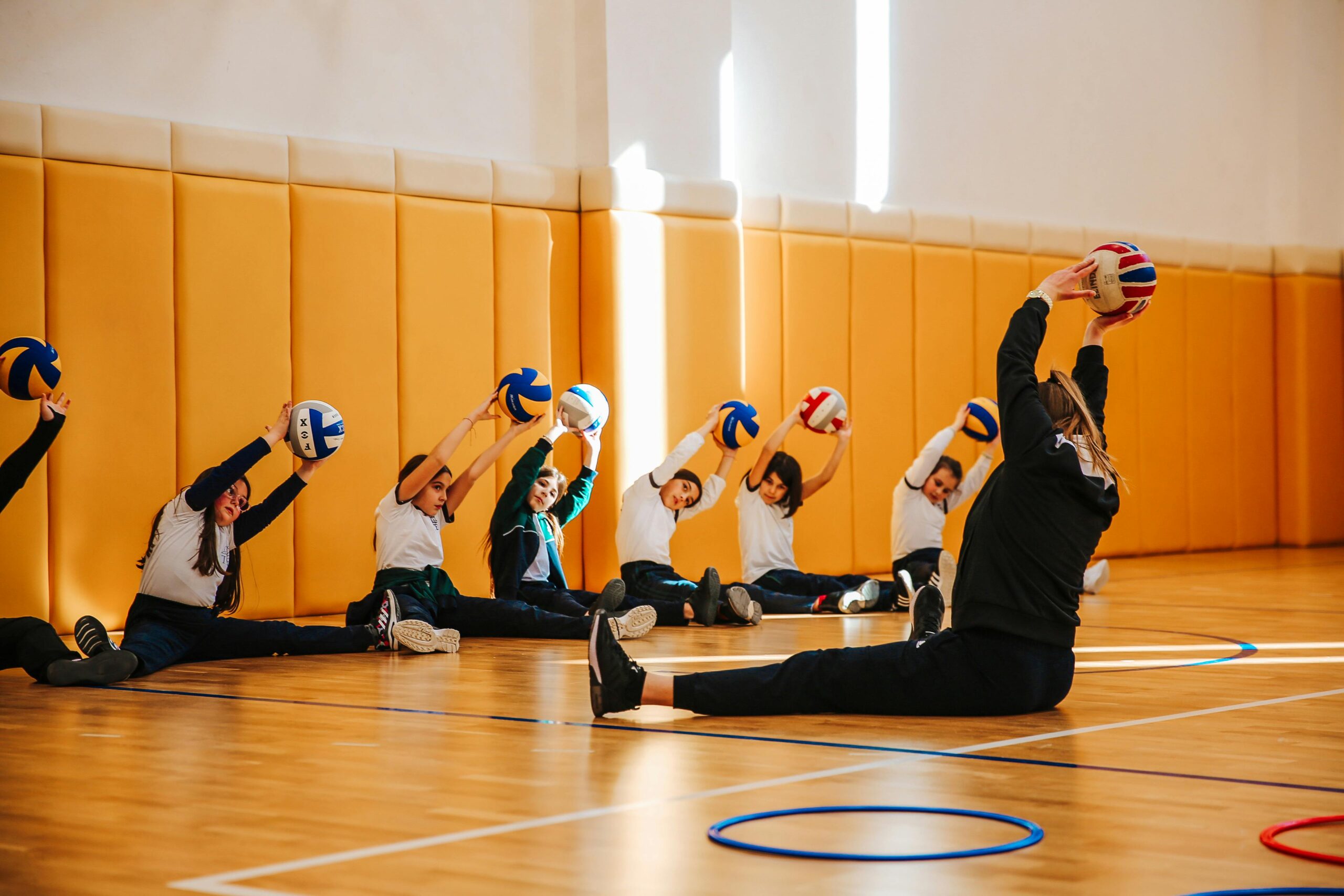 Gym owner leading a fitness class using community-focused gym software