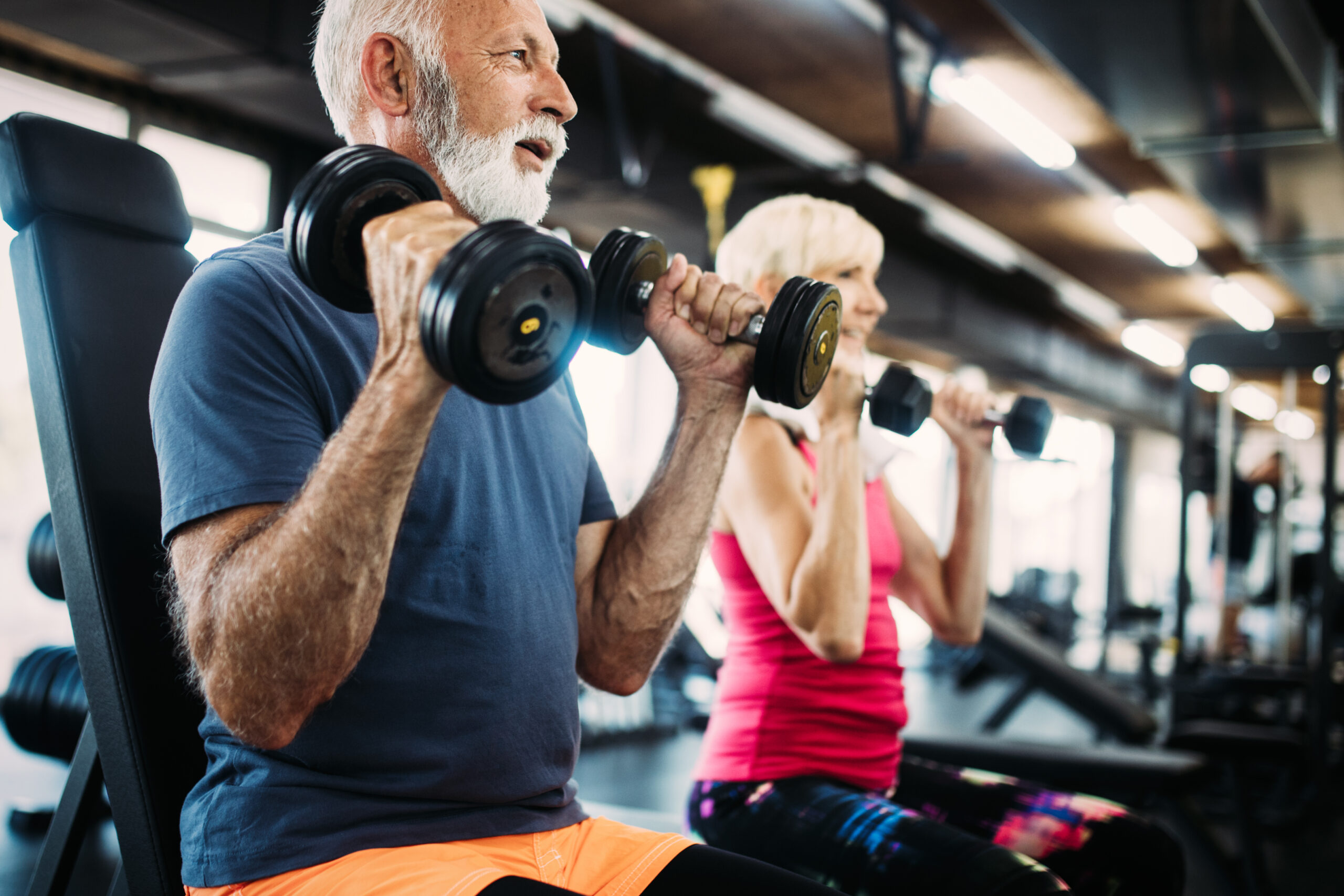 Senior,Fit,Man,And,Woman,Doing,Exercises,In,Gym,To Gym owner using Zen Planner’s AI Agent to automate tasks