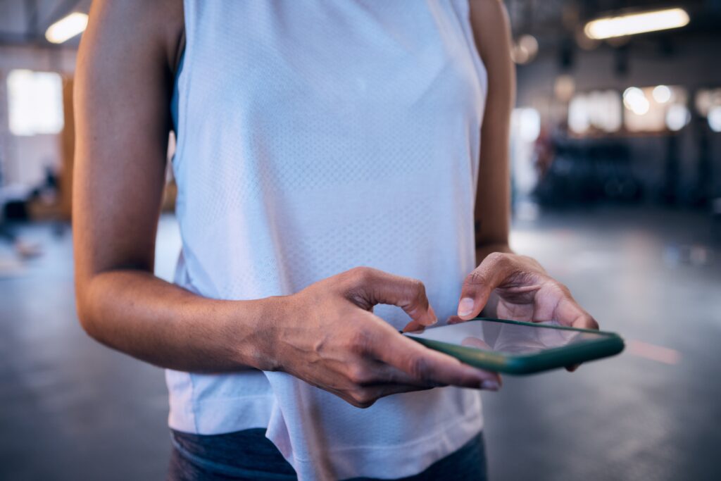 Gym owner using AI to generate social media posts and emails