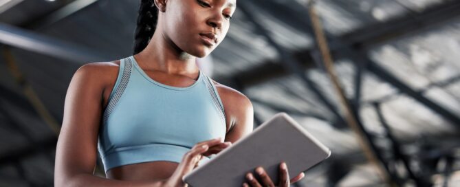 Gym owner checking automated AI review responses