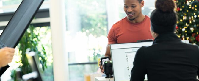 Women in a boutique fitness class