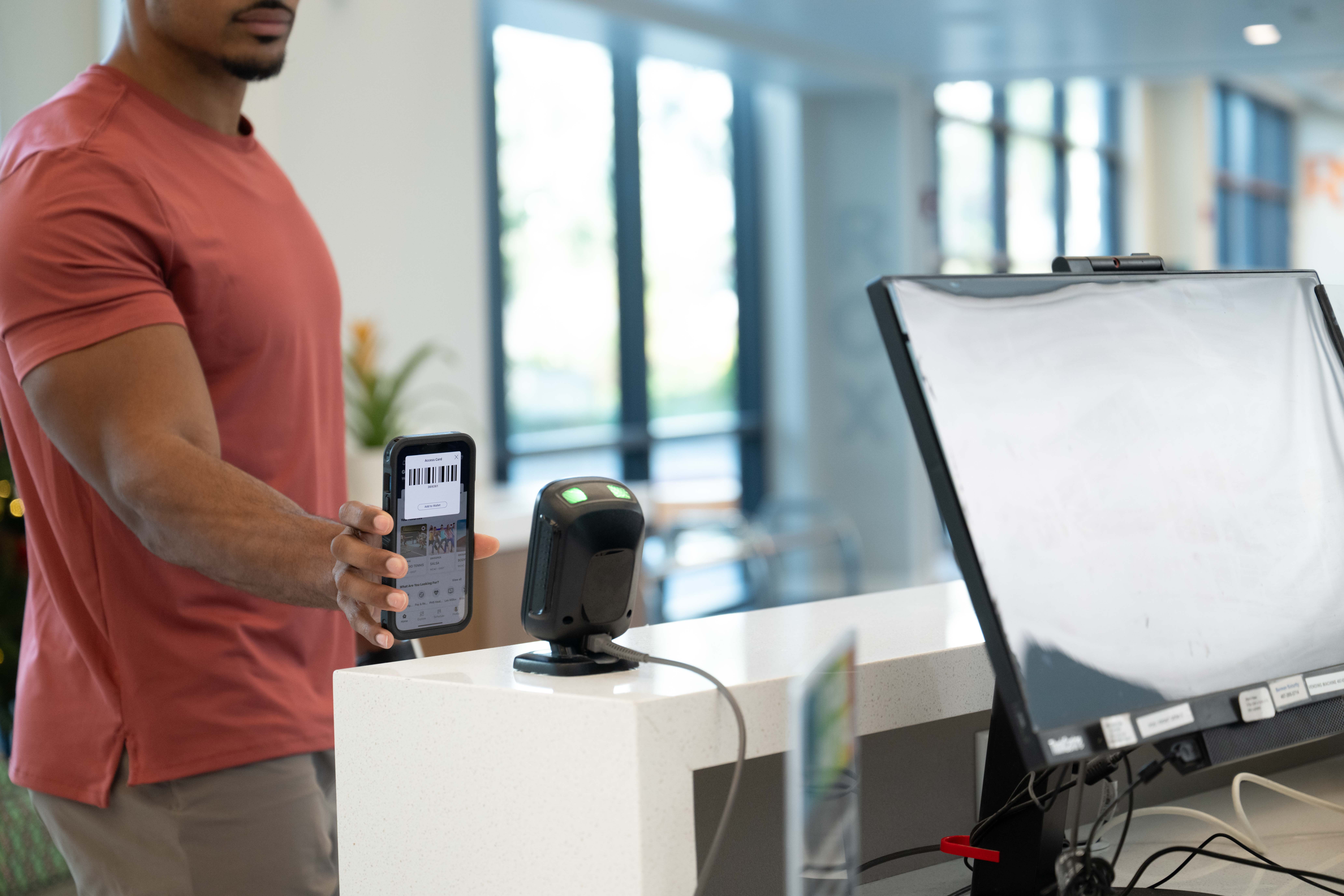 Dashboard view of fitness management software for studios