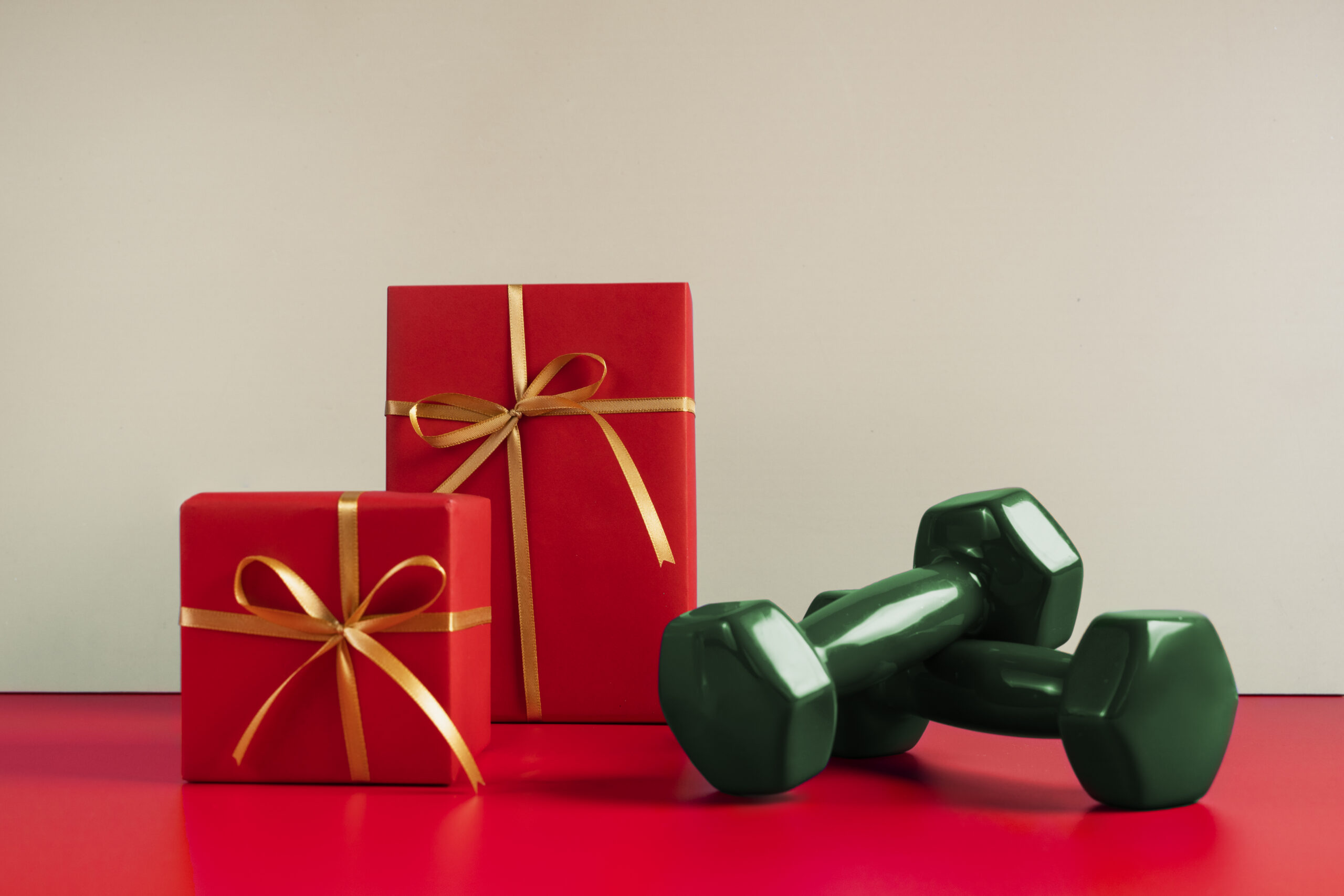 Festive Fitness Studio With Holiday Promotions, Gift Cards, and Workout Bundles