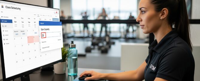 Open house event at a fitness studio