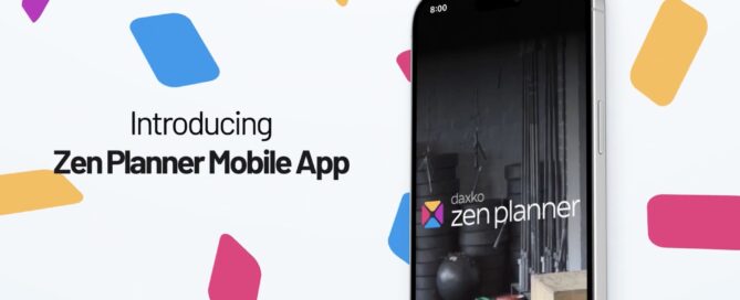 New Daxko Zen Planner Staff App interface on mobile devices