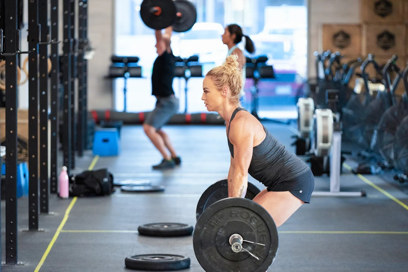 BackCountry CrossFit athletes training during a group workout in Centennial, Colorado