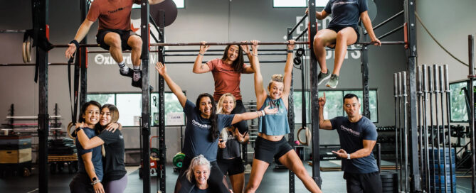 olby Krystofik, Owner and Head Coach at Oxnard MVMNT along with his team members who use a fitness studio management software for their daily operations.
