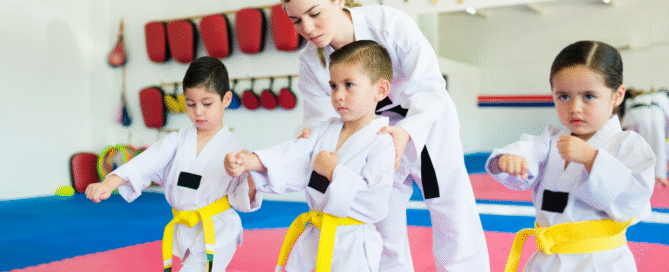 martial arts instructors planning structured curriculum in dojo