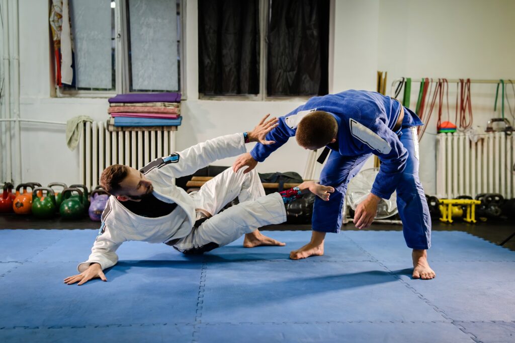 BJJ gym software interface managing class schedules and drop-in payments
